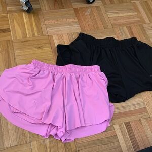 Butterfly Shorts - Girls XS/S - Skorts w/ Pockets - Nylon/Spandex